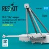 RESKIT RSU72-0275 Mi-8 Hip weapon mounting frame with BD3-57KrV for Hobby Boss kit (UKRAINE Late) (2 pcs) (3D Printed) (1/72)